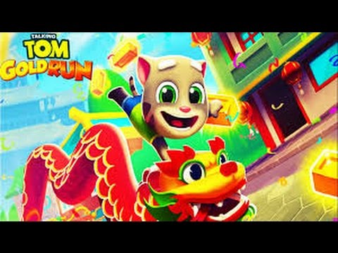 Talking Tom Gold Run in China World ✔ New 2017 Update Ginger vs Hyper Tom vs Angela vs Tom