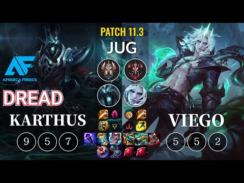 AF Dread Karthus vs Viego Jungle - KR Patch 11.3