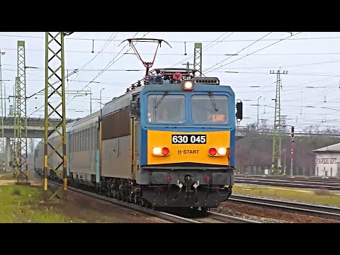 A 100-as vonal egykori legszebb InterCity vonata érkezik szedett-vedett szerelvénnyel Ceglédre