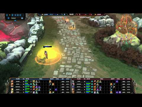 Smite - SWC NA Qualifiers Week 8 Ro16 - Cognitive Red vs Insania Gaming