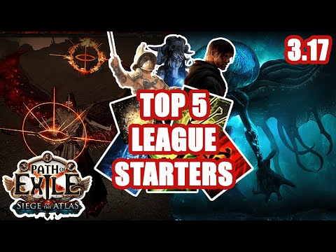 Top 5 League Starters for 3.17 | Archnemesis | Siege Of The Atlas | Path Of Exile