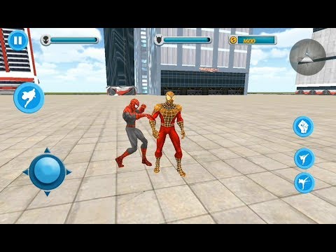 Flying Spider Hero Crime City Rescue Missions | Flying Spider Vs City Spider Villains - GamePlay