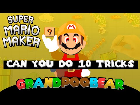 Mario Maker Blind Kaizo Race-Can you do 10 tricks?