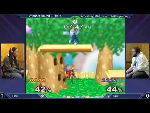 MMOM183 SSBM - Pipe (Sheik) vs. Fats (Falco) - Melee WR2