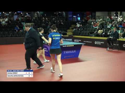 NK Tafeltennis 2023: Emine Ernst - Dobrila Jorguseska