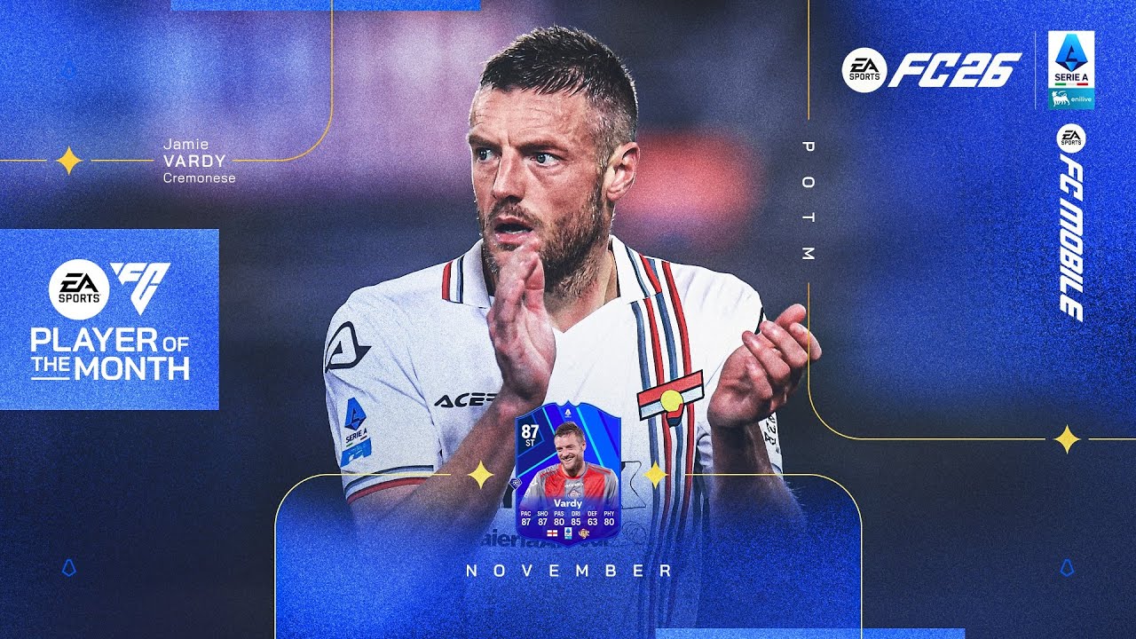 Best of Jamie Vardy | EA Sports FC Player of the Month: November 2025 | Serie A 2025/26