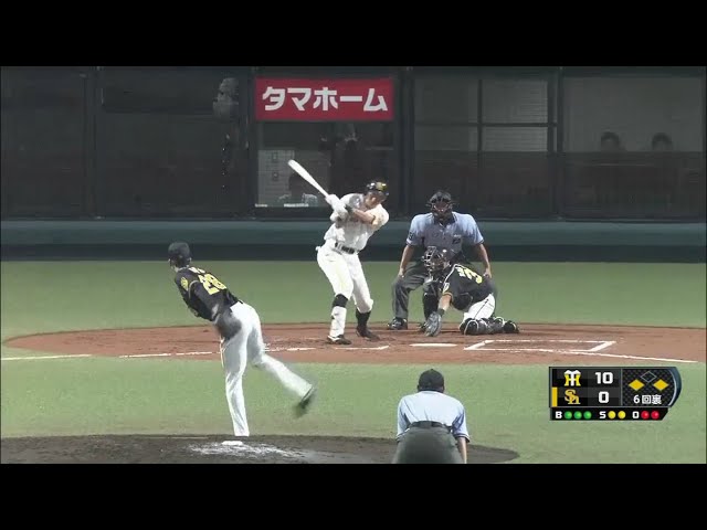 【ファーム】一塁線を破った!! ホークス・釜元のタイムリー3ベース!! 2018/7/19 H-T(ファーム)