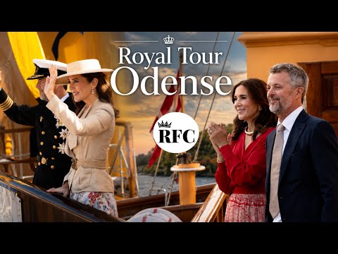 King Frederik & Queen Mary's Magical Royal Tour Departure from Odense on Yacht Dannebrog!