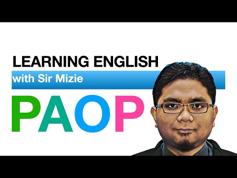 LEARNING ENGLISH with Sir Mizie: PEOPLE + ACTION + OBJECT + PLACE