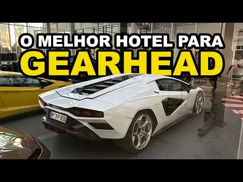 O MELHOR HOTEL do MUNDO para quem GOSTA DE CARRO! V8 Hotel e Motorworld Stuttgart!