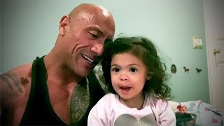 Dwayne Johnson Sings You&#39;re Welcome For His 2 Year Old Daughter