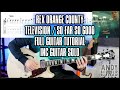 Rex Orange County - Television / So Far So Good Guitar Tutorial