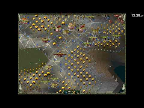 The Settlers II - Speedrun - In The Wasteland (Level 5) in 33m 23s
