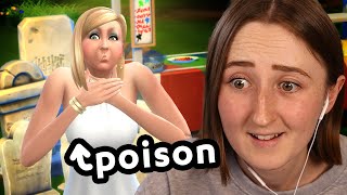 destroying my sims town by selling everyone poison