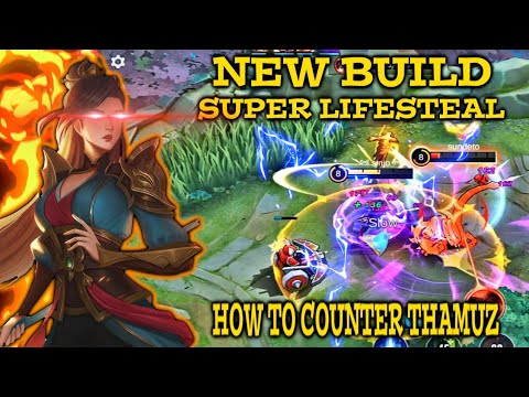 SILVANNA NEW BUILD SUPER LIFESTEAL | BISA COUNTER THAMUZ DI EXPLANE | MOBILE LEGENDS