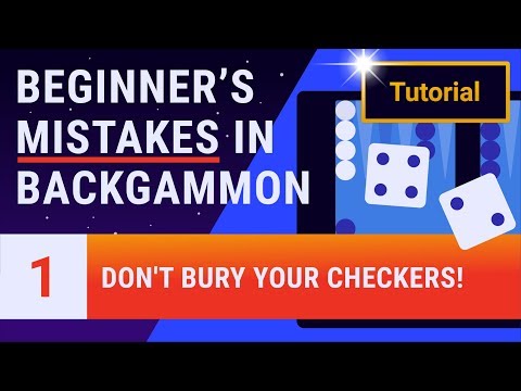 Beginner's Mistakes in Backgammon - Lesson 1 of 12