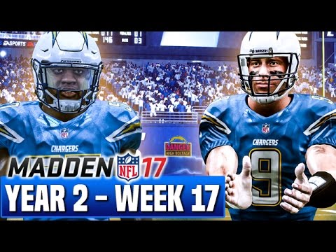 Madden 17 Chargers Franchise Year 2 - Week 17 vs Raiders | Ep.40