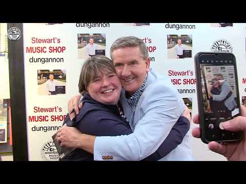 Daniel O'Donnell at Stewart's Music Shop Dungannon