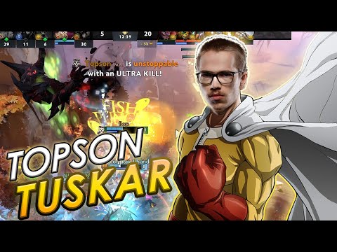 ONE PUNCH MAN IS BACK TOPSON TUSK GAMEPLAY DOTA 2 PRO HIGHLIGHTS