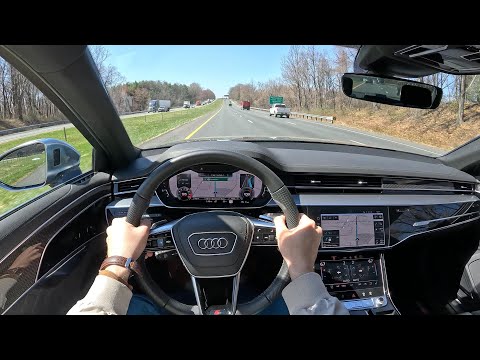 2023 Audi S8 4.0T - POV Test Drive