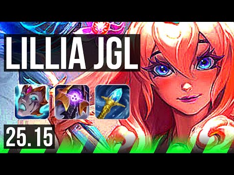 LILLIA vs TRUNDLE (JGL) | 21/1/8, Legendary | KR Master | 25.15