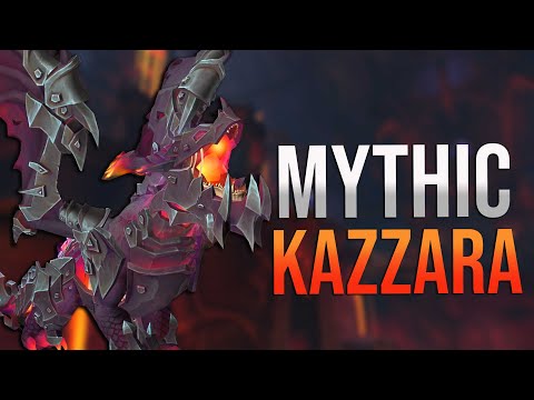 Mythic Kazzara, the Hellforged Raid Testing and Kill - Aberrus, the Shadowed Crucible