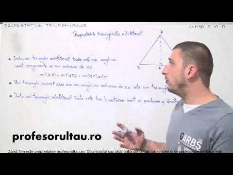 proprietatile triunghiului echilateral exemple - profesorultau.ro