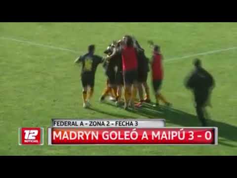 Torneo Federal A - Deportivo Madryn 3 Deportivo Maipu 0