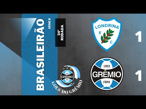 Londrina 1 x 1 Grêmio Série B 2022