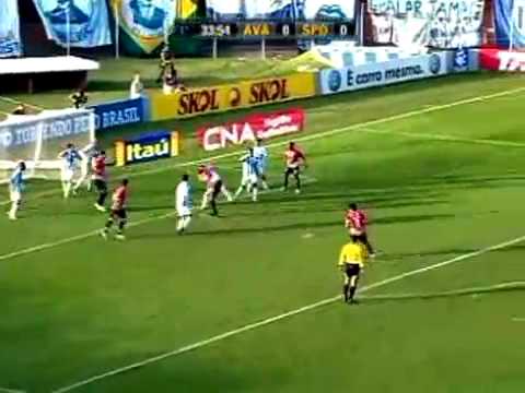 Melhores Momentos Avaí 0 x 0 São Paulo - 5ª Rodada Campeonato Brasileiro (07/06/09)