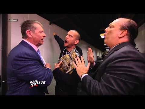 WWE Champion CM Punk will be stripped of his title if The Shield interferes in his match with The Ro