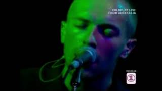 Coldplay performing We Never Change live at the Hordern Pavillion in 2001