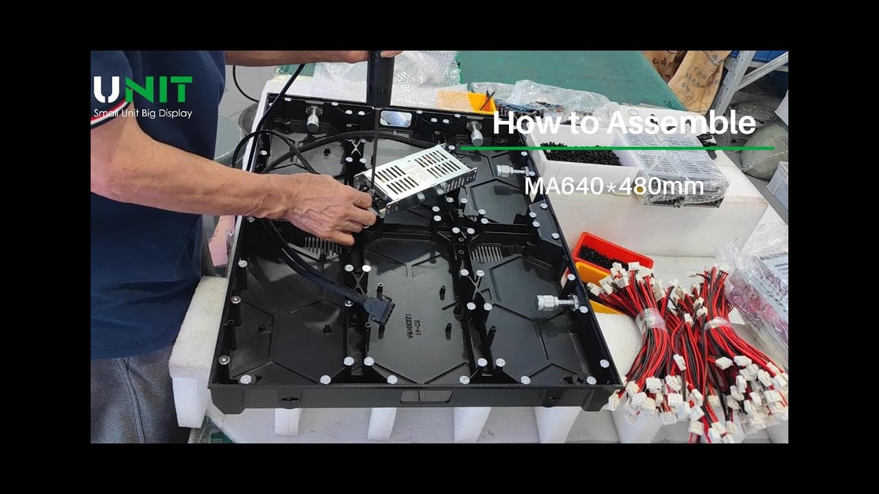 How to Assemble a MA640 Indoor LED Screen Cabinet?