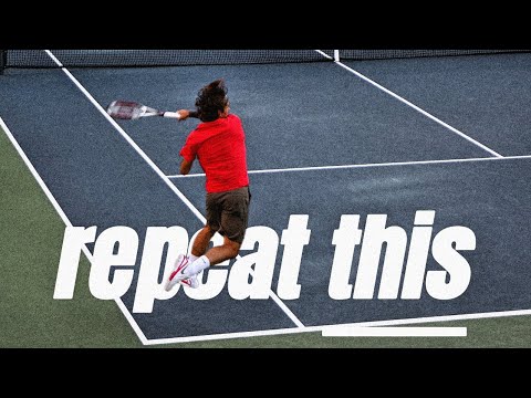 Roger Federer's FOREHAND in Under 2 Minutes