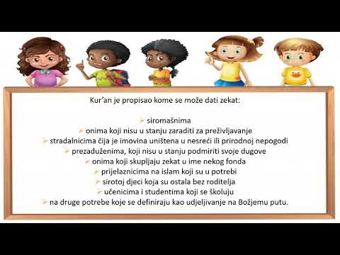 Islamski vjeronauk, 4.r. OŠ -  Zekat