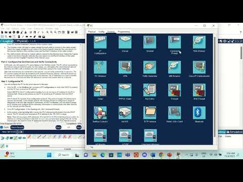 ASSIGNMENT 1 - Video 2; 2.1.2 Packet Tracer - Create a Simple Network