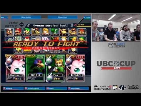 Webwipe & Mojomonkey vs. Blunted_Object10 & Rustin - Doubles Winners Finals - UBC Cup 2017 Melee