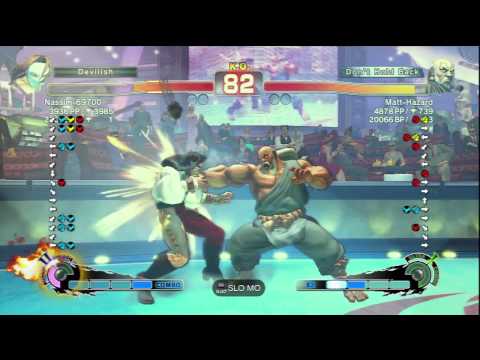 Nassim-69700 [Vega] Vs Matt-Hazard [Gouken] SSF4 AE Online Ranked Matches - PSN