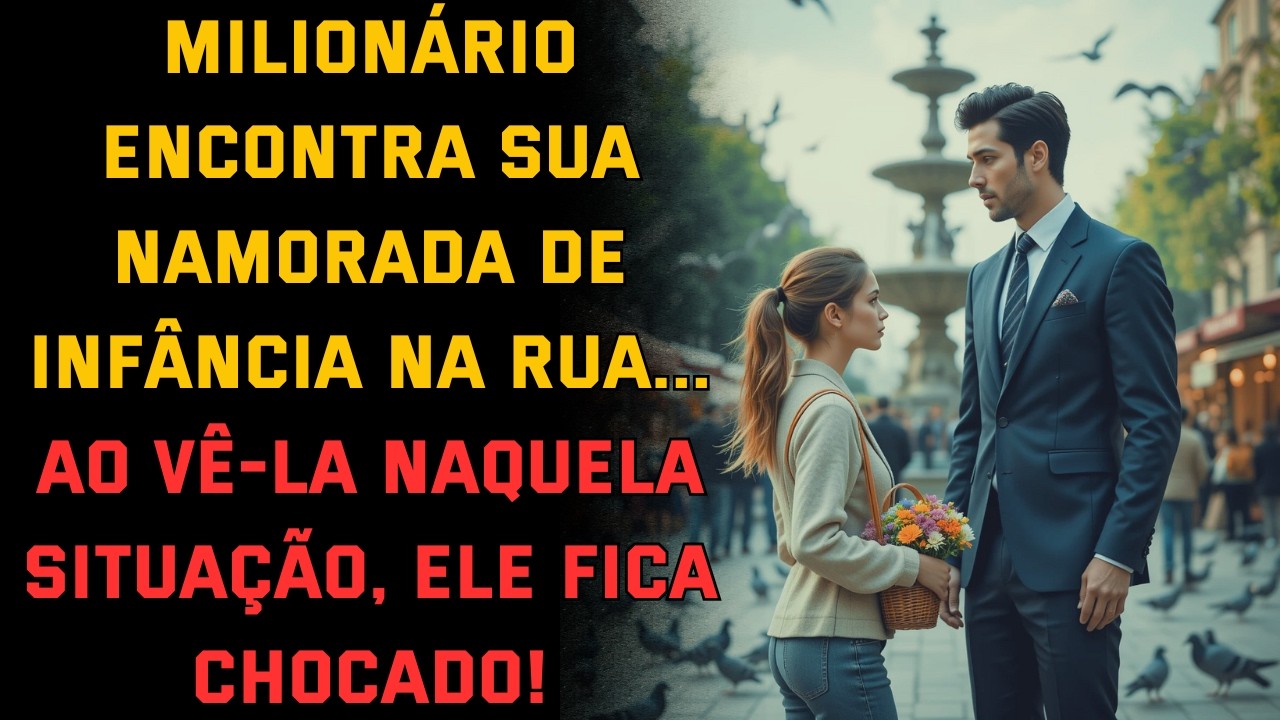 Milionário encontra sua namorada de infância na rua    Ao vê la naquela situação, ele fica...