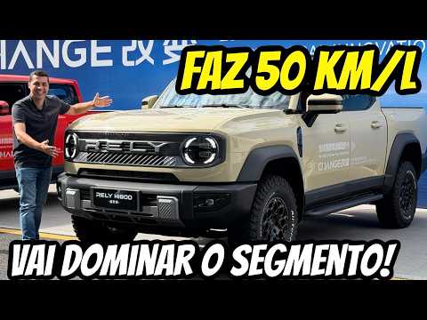 CHERY STOCKMAN - 50 KM/L DIESEL HÍBRIDA E VAI PRO BRAISL!