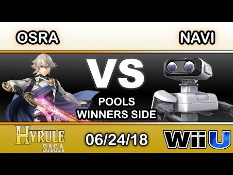 Hyrule Saga - HOL | Osra (Corrin) Vs. NAVI (ROB) Pools - Smash 4