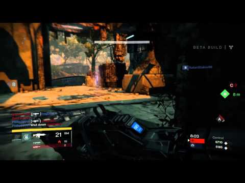 DESTINY BETA PS4 HD PvP Crucible TiTan Gameplay PT3
