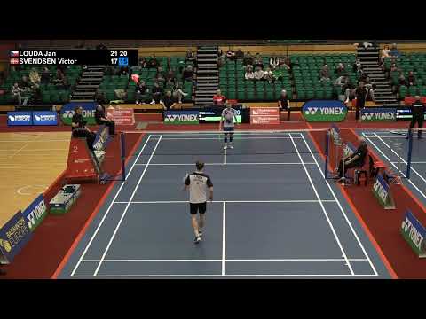 Match point - Jan Louda vs Victor Svendsen - MS, SF - Welsh Int. 2022