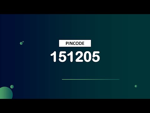 Pincode 151205 - Wara Bhai Ka, Fatehgarh Dabri Khana & More