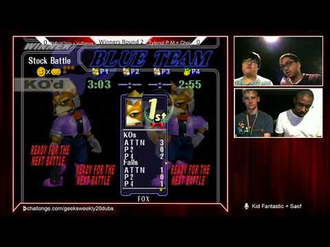 Geeksboro Melee Weekly 20 - Bl@ckChris + Vulfaerix vs Tylenol P-M + Choi