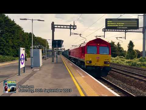 Trains at Burnham 300923 Part 2 4K