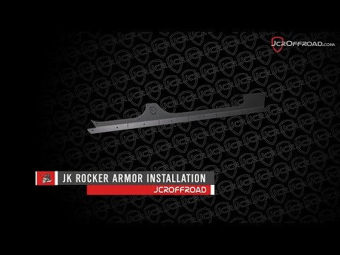 JcrOffroad - JK Wrangler Rocker Armor Installation