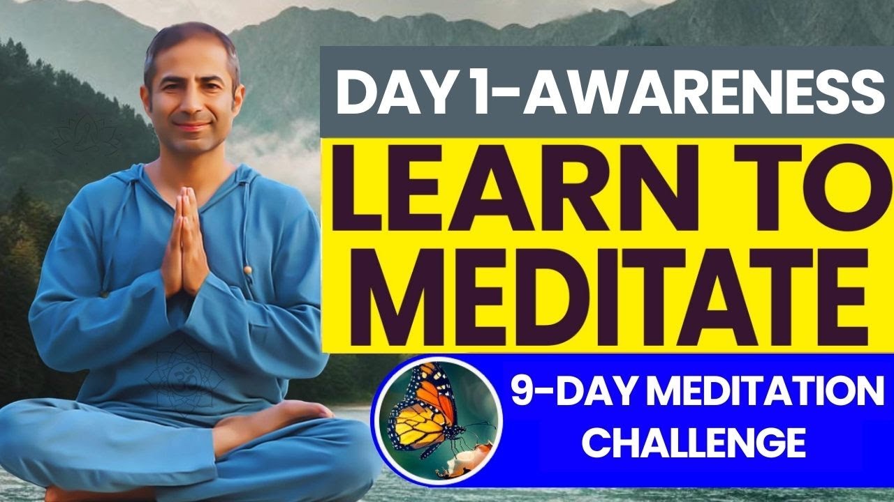 Day 1: Master Breath-Based Meditation | 9-Day Challenge for Inner Peace & Clarity