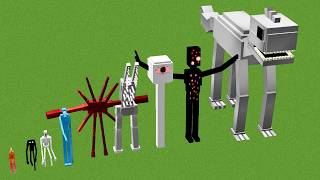 Download lagu ALL New Creepypasta Mutant mobs Size Comparison in Minecraft ! mp3