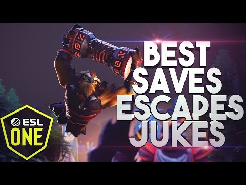 BEST Saves, Escapes & Jukes of ESL One Hamburg 2019 - Dota 2